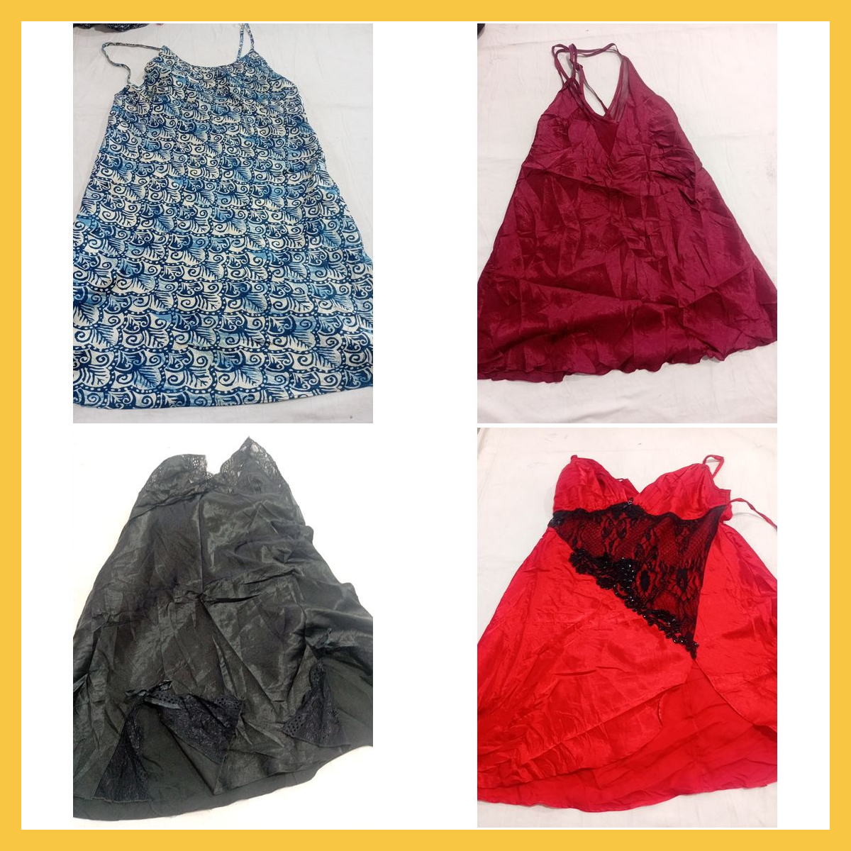 Unbranded Slip Dress Bundle Satin Lace Maxi Dresse..