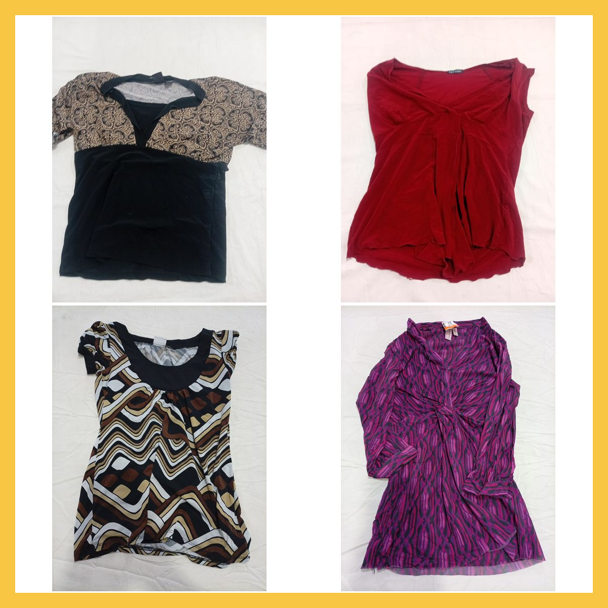 Suzyie & More Printed Blouse Bundle 7pcs