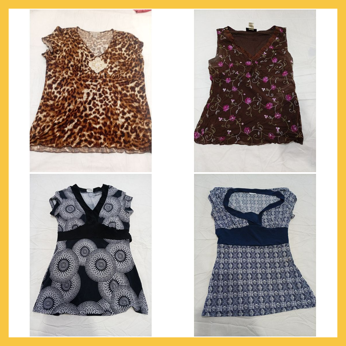 Susan Lawrence & Suzy Shier Printed Blouse Bundle ..