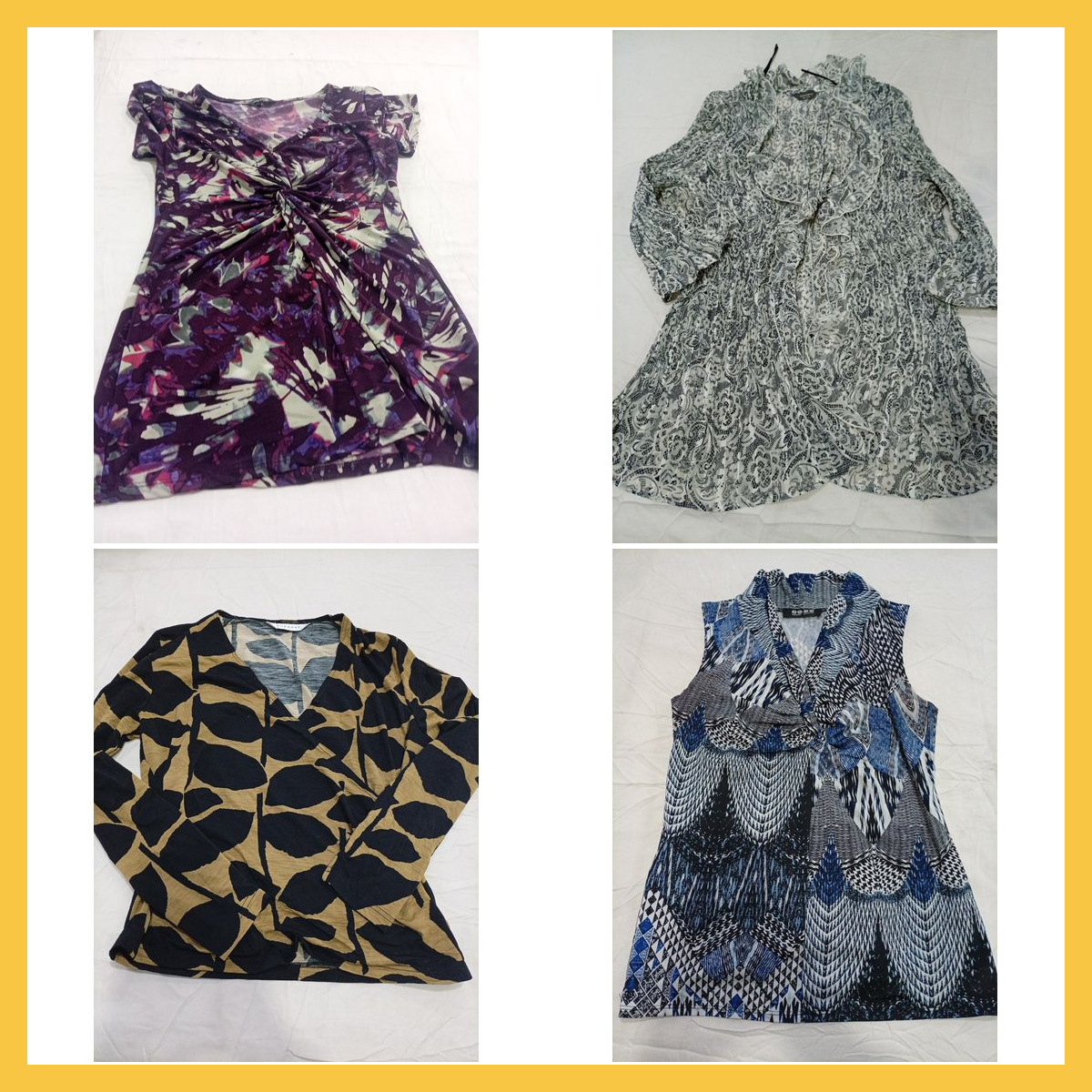 Designer Printed Blouse Bundle Daisy Fuentes Denve..