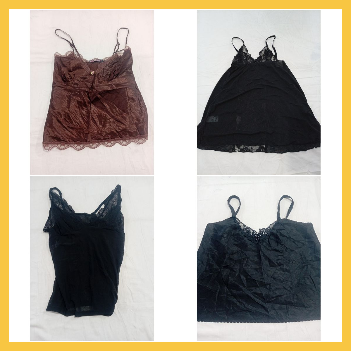 Lace Camisole Bundle Satin Tops Unbranded Ladies L..