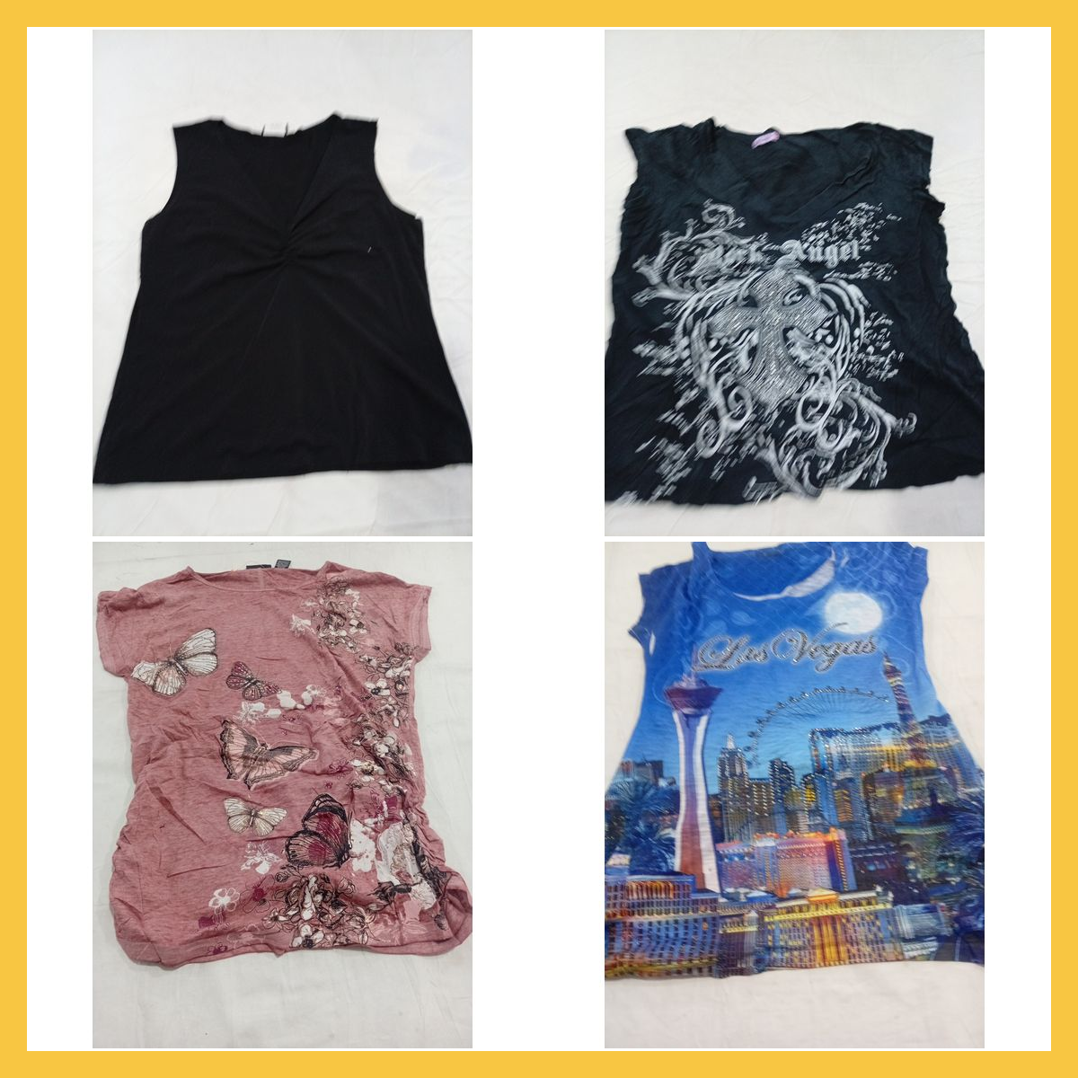 JKLA GAP Graphic Tank Top Bundle 7 Pc Lot