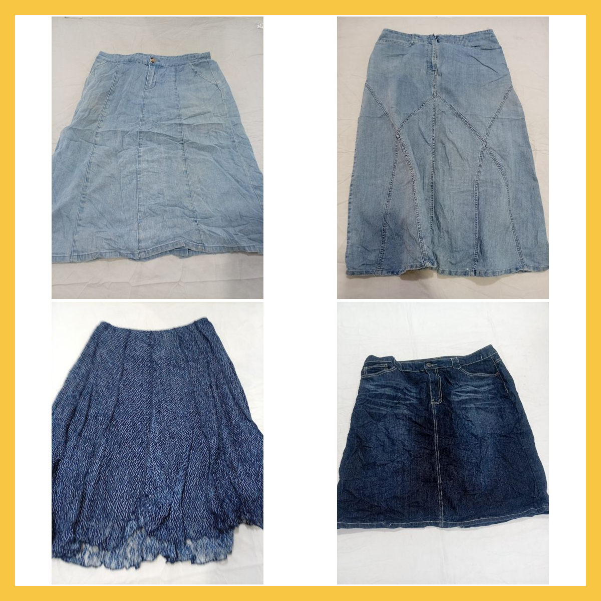 Christopher & Banks Denim Skirt Bundle 5pcs Midi M..