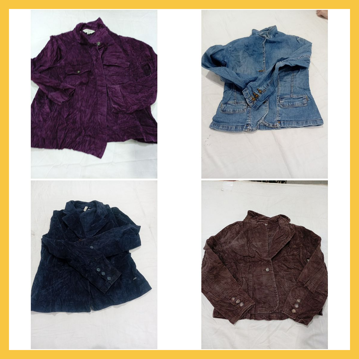 St John's Bay Jacket Bundle Corduroy Denim Velvet ..