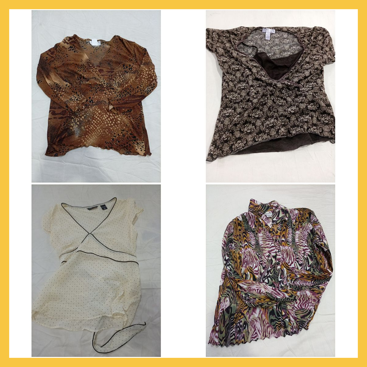 Designer Printed Blouse Bundle Nine West NYC Desig..