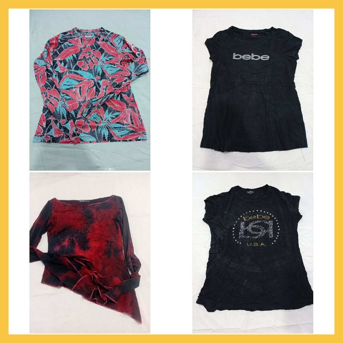 Bebe Columbia Bershka Batman Top Bundle 7 Piece