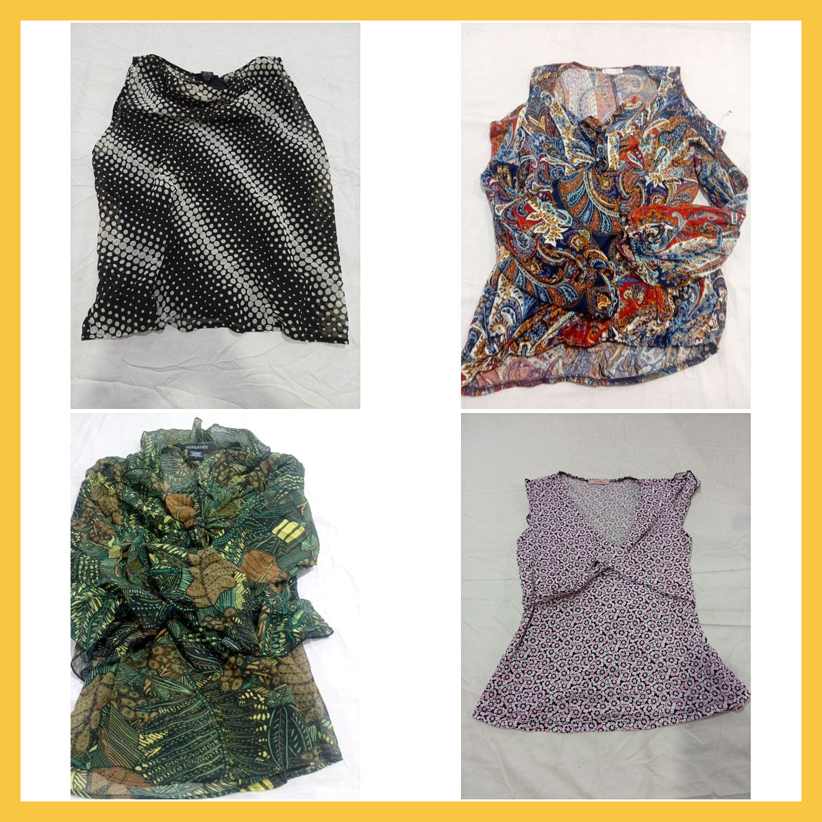 Designer Printed Blouse Bundle V&A Venus Versace V..