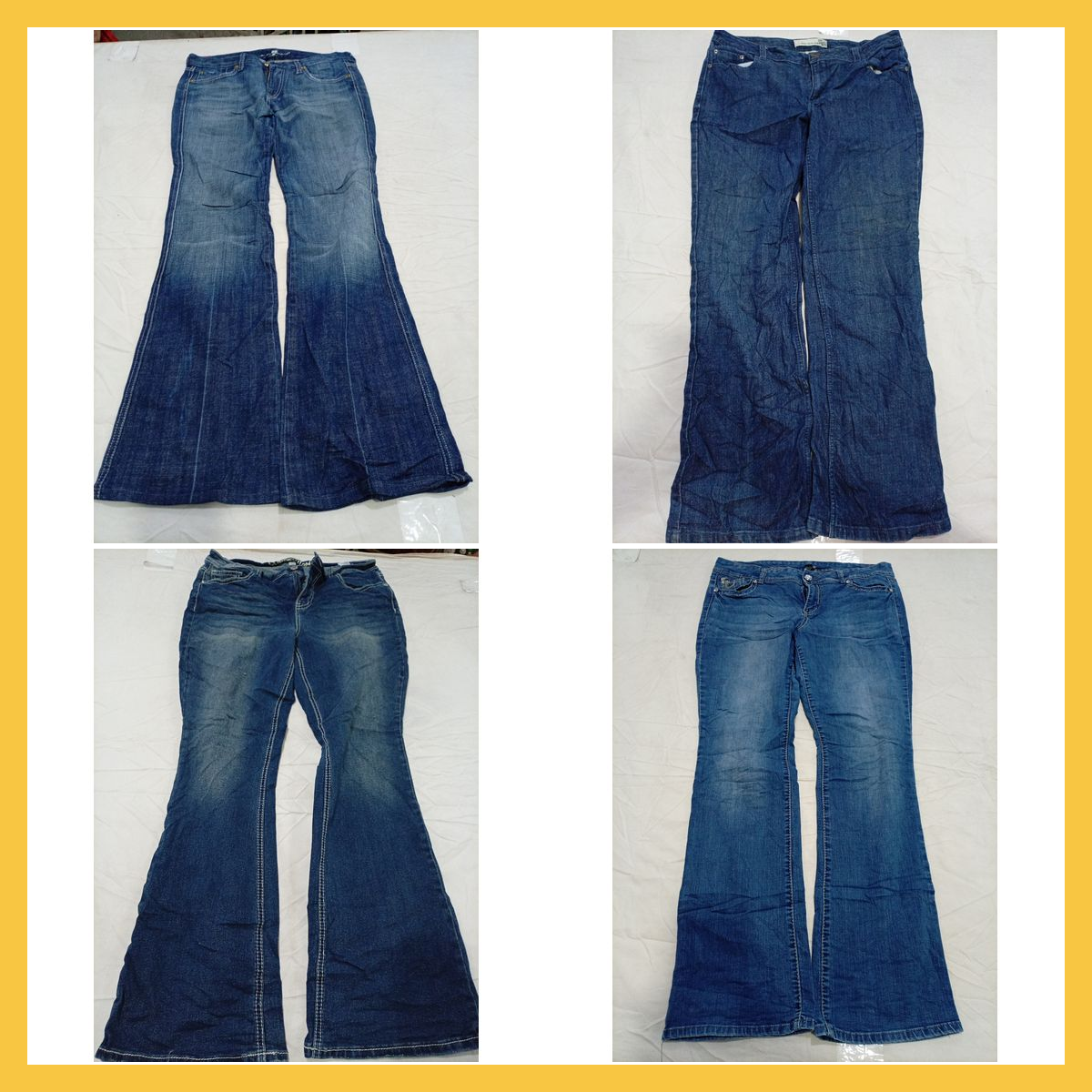 Designer Denim Jeans Bundle 7 For All Mankind Levi..