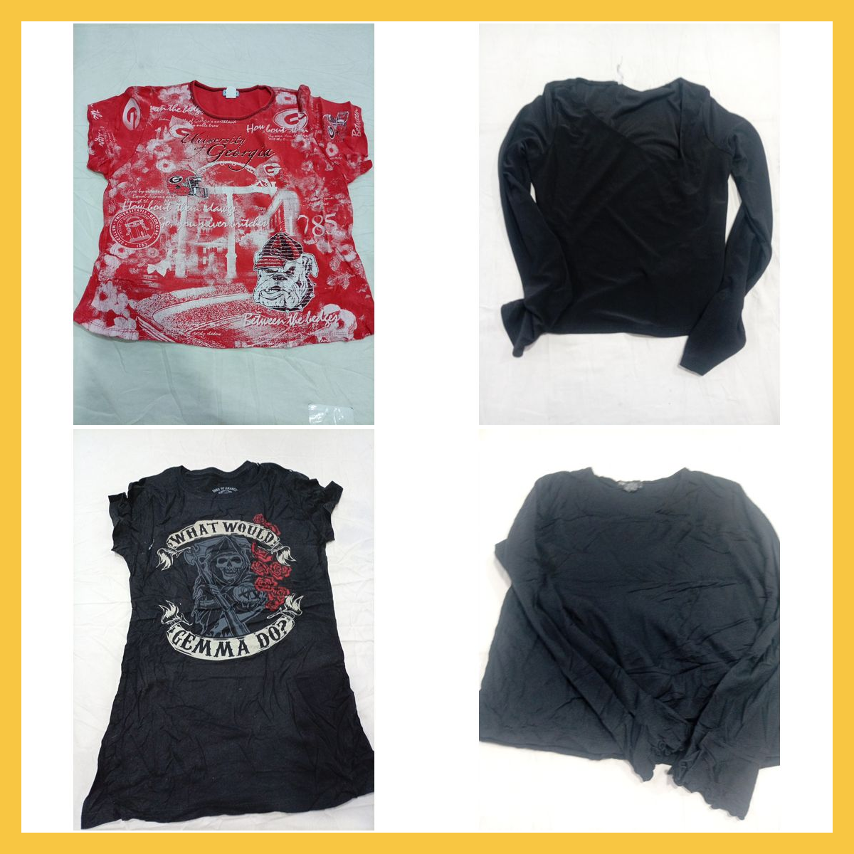 「P. Michael & Sons of Anarchy グラフィック Tシャツバンドル（長袖トッ..