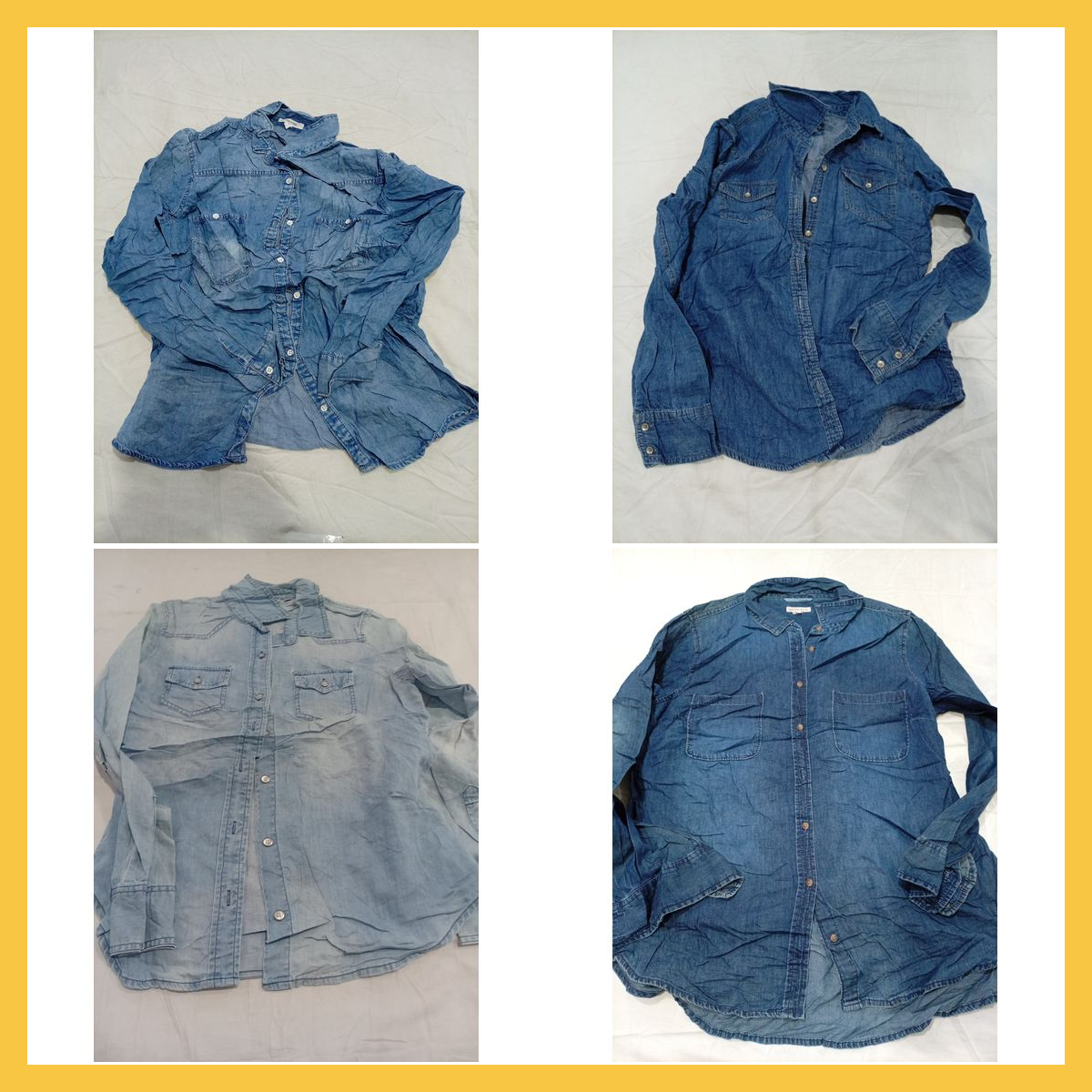 デニムシャツバンドル - Maurices, Mango, Mudd & More - 10 Pc ..