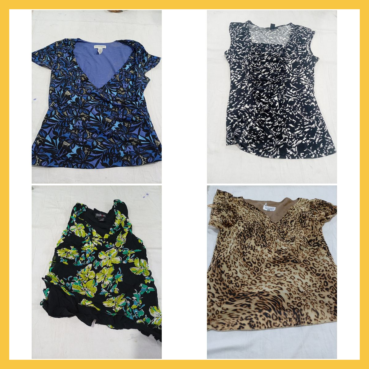 Sag Harbor & Style & Co Printed Blouse Bundle 7pcs