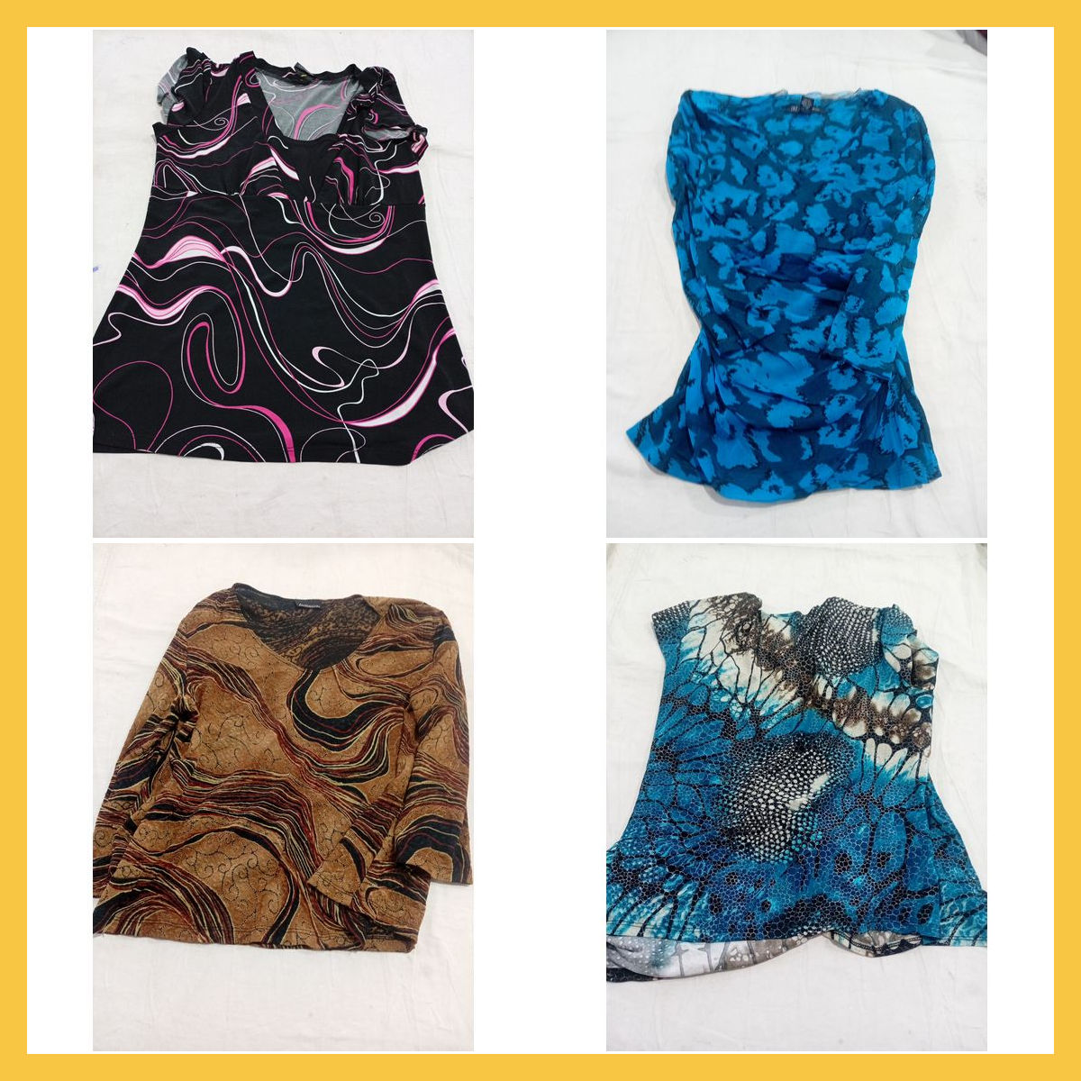 IKALA INC Initiatives HeartSoul Printed Blouse Bun..