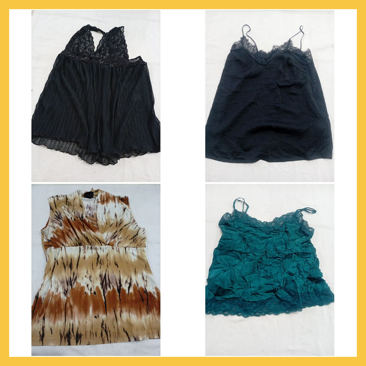 Designer-Spitze & Bedrucktes Top Bundle Ilusión H&..