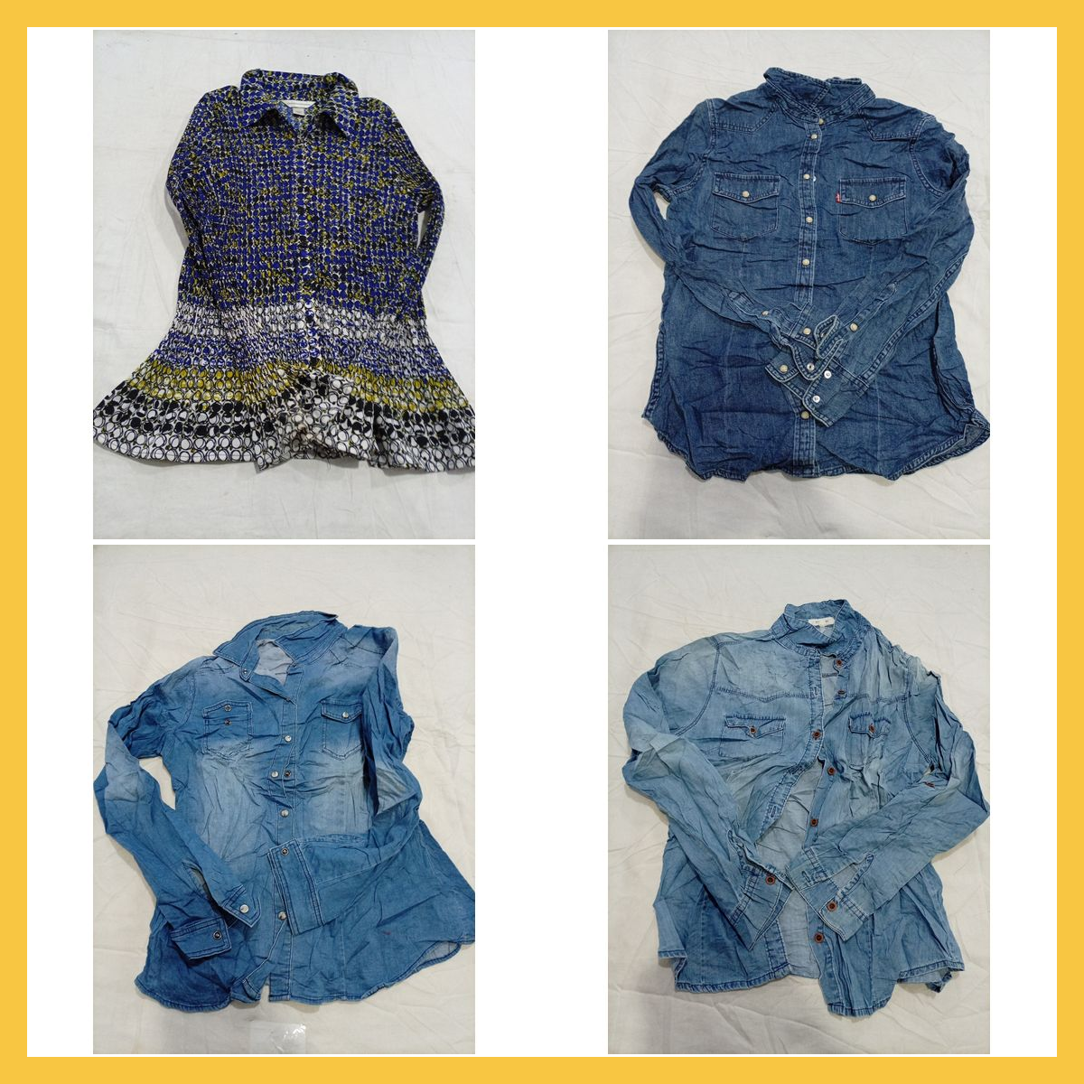 Designer Shirt Bundle - Levi's, Calvin Klein, Fren..