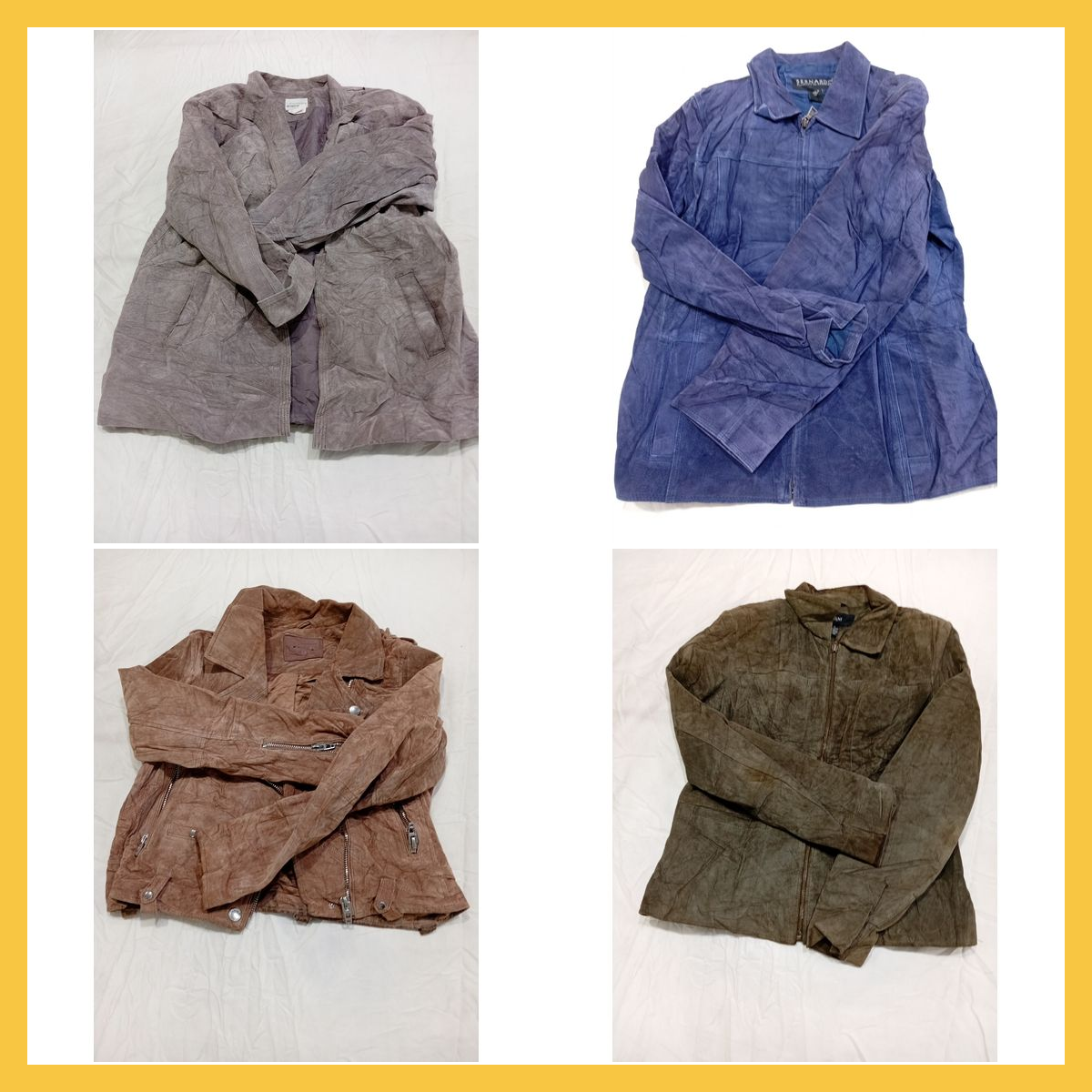 Designer Jacket Bundle Suede Leather Corduroy Brow..