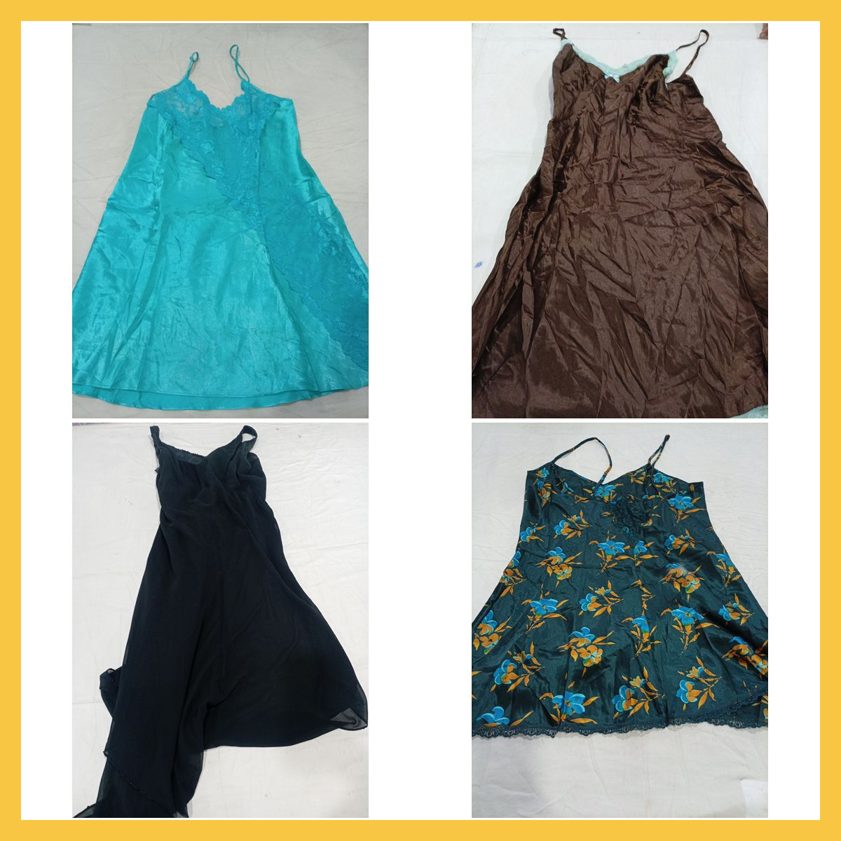 Lace & Satin Slip Dress Bundle 11pcs Ladies Fashio..