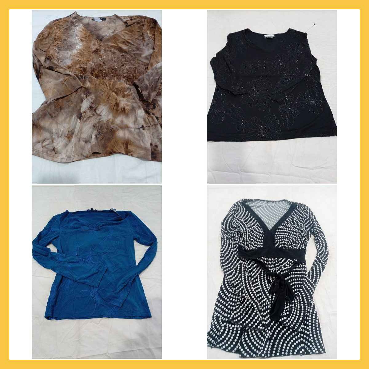 Designer Gedruckte Blusenset Nur Jaclyn Smith Reis..