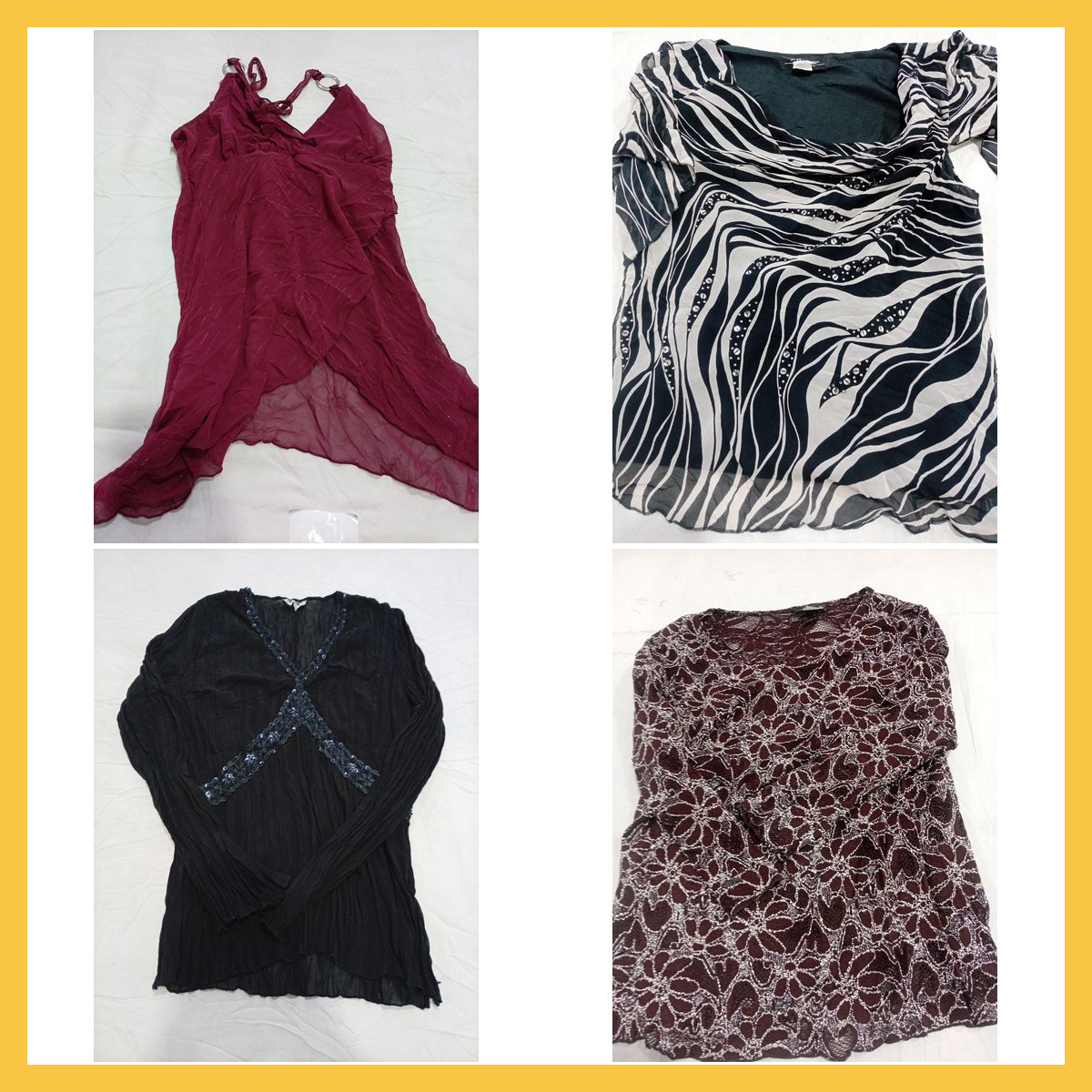 Sheer Blouse Bundle Express RB New York Zara LULU ..