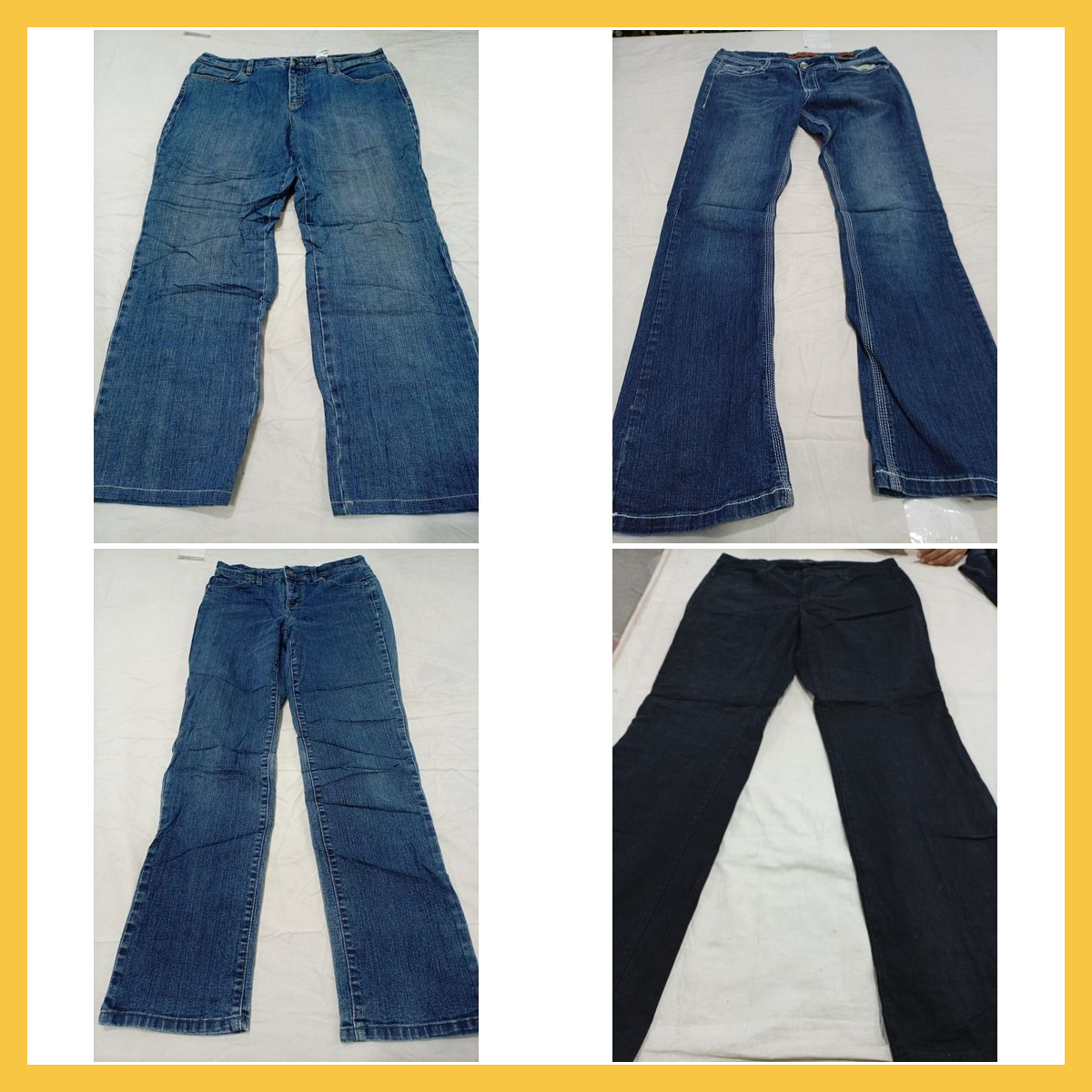 Bundle di Jeans dritti di design - 10 pezzi Talbot..