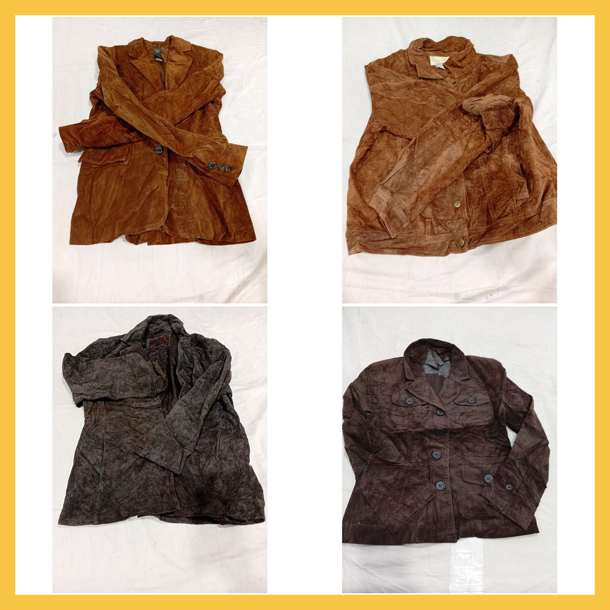 Suede Jacket Bundle 5pcs Unbranded Brown Luxury Co..
