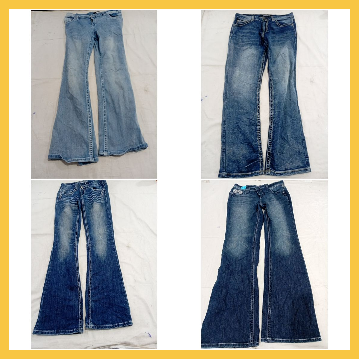 Designer Flare Jeans Bundle - 15 Pc True Religion ..