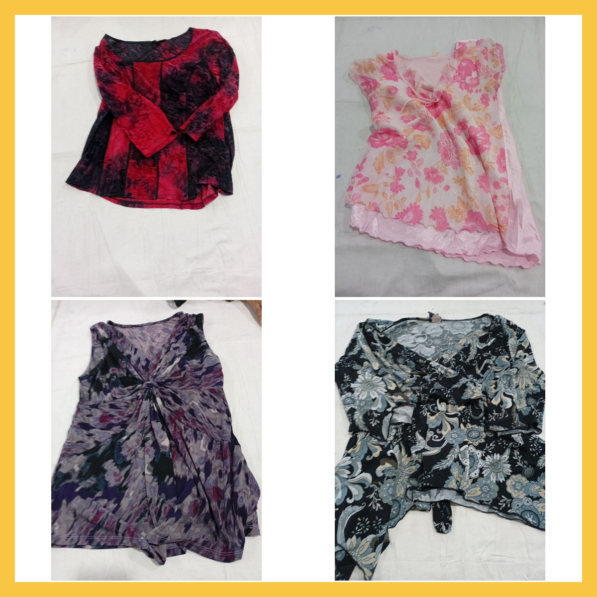 Druckblusen-Bundle 12 Stück Unbranded Damenobertei..