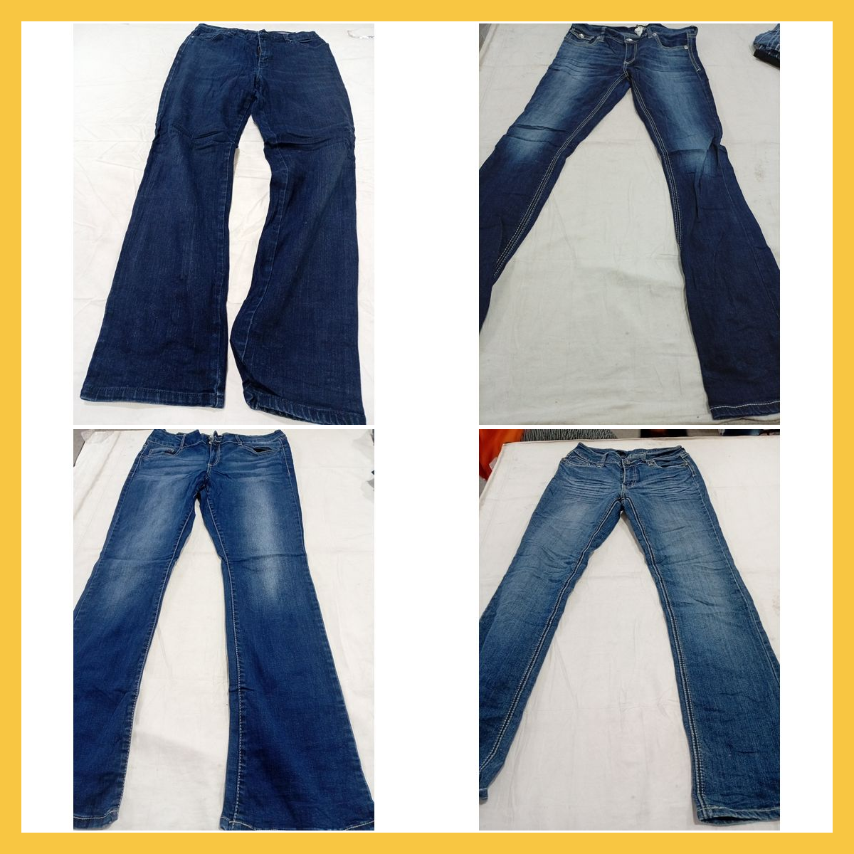 Lot de 12 jeans skinny de marque Gloria Vanderbilt..