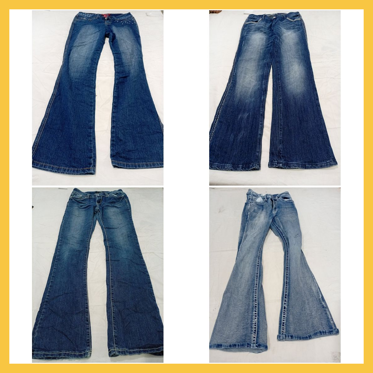 Ensemble de jeans évasés de créateur - Abercrombie..