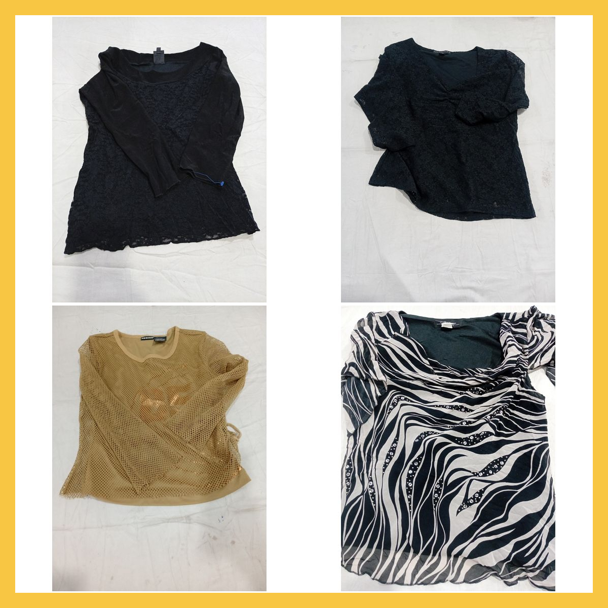 Durchsichtige Blusen-Bundle - Suzie, Apostrophe, Z..