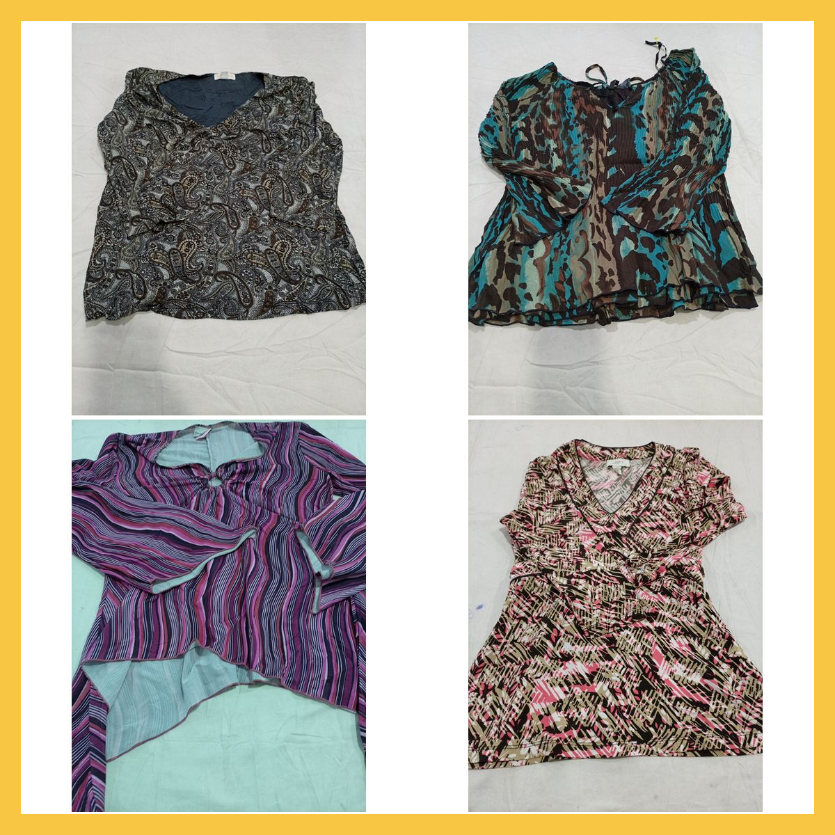 Designer Printed Blouse Bundle LOFT Betsey Johnson..