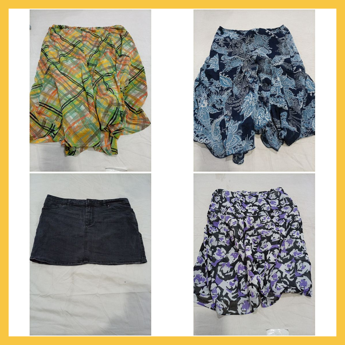Mini Skirt Bundle - 12 Pc Women's Fashion Lot Jacl..