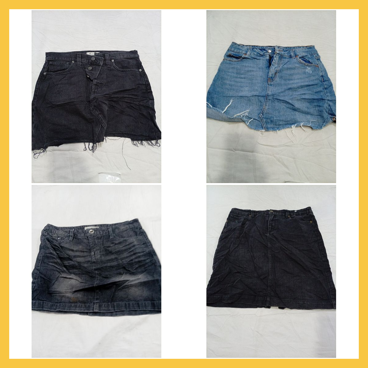 Designer Denim Mini Skirt Bundle - Madewell, Diese..