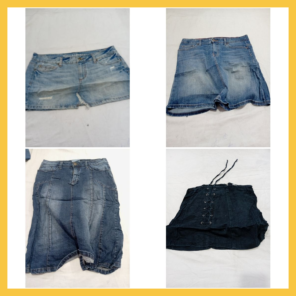 Denim Shorts Bundle - Blue Asphalt, H&M, Forever 2..