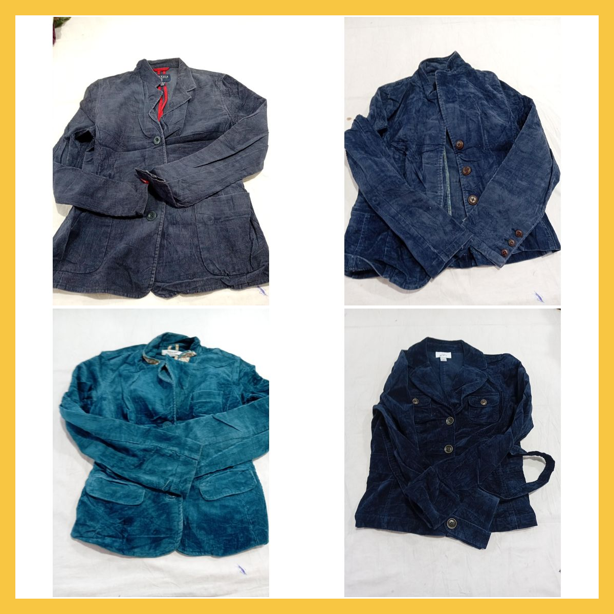 Ensemble de vestes et chemises en velours côtelé -..