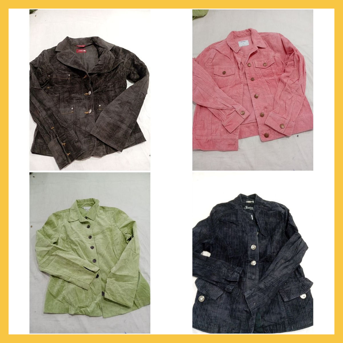 Corduroy Jacket Bundle - 14 Pc Mix of Carry, Old N..