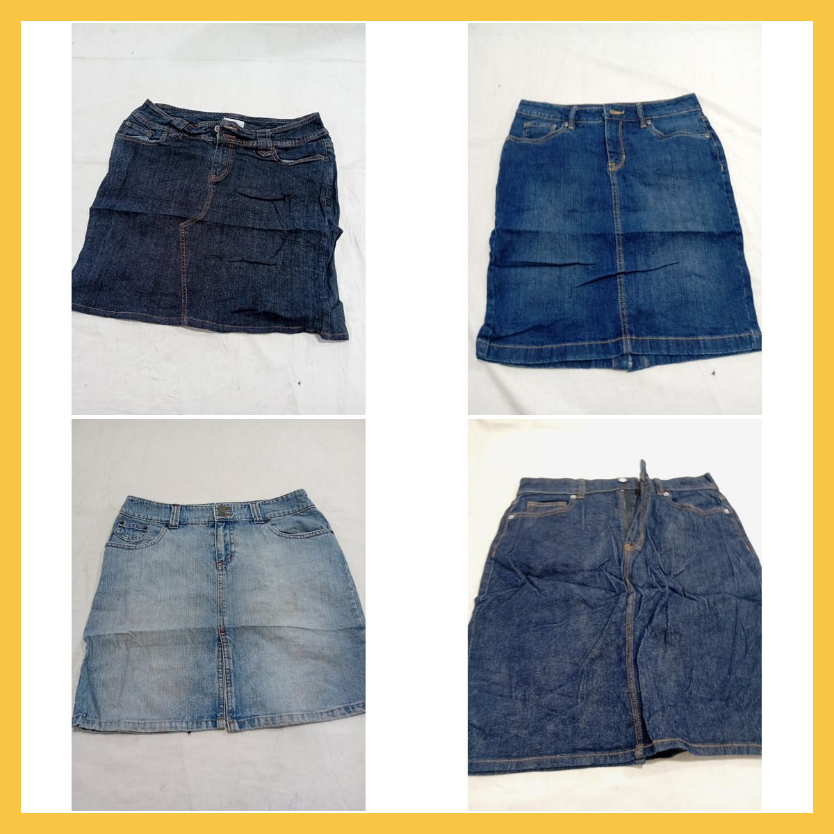 Ensemble de mini jupe en denim de créateur J Brand..