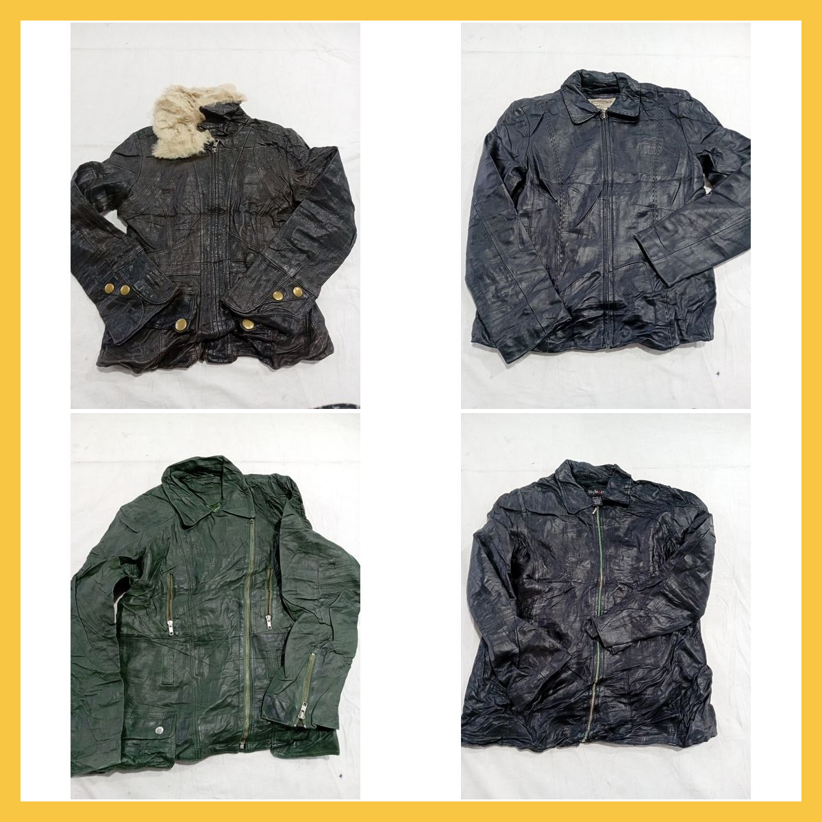 Lederjacken-Bündel - Banana Republic, Guess, Sonom..