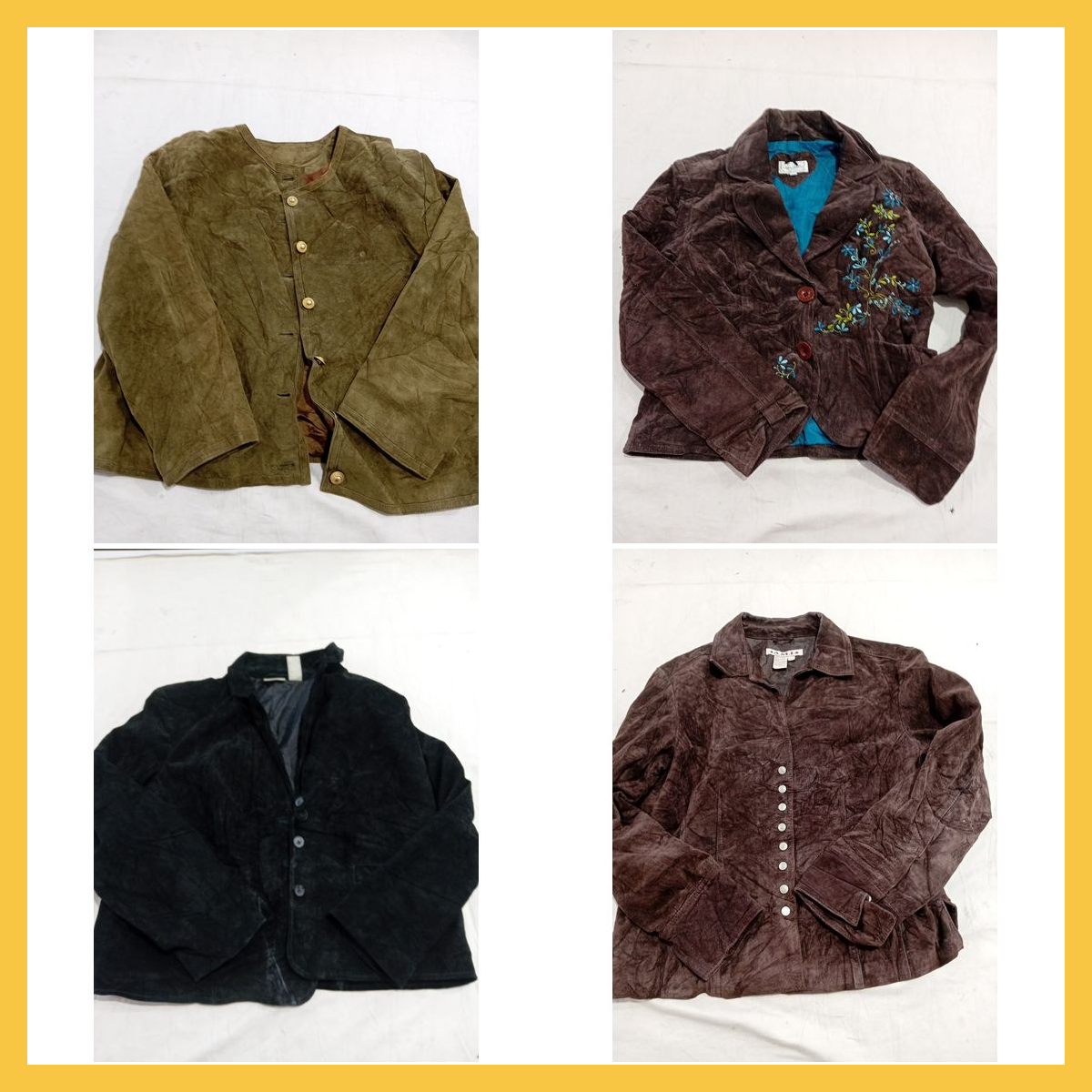 Wildlederjacken-Bundle - 11 Pc Designer Lot Jon La..