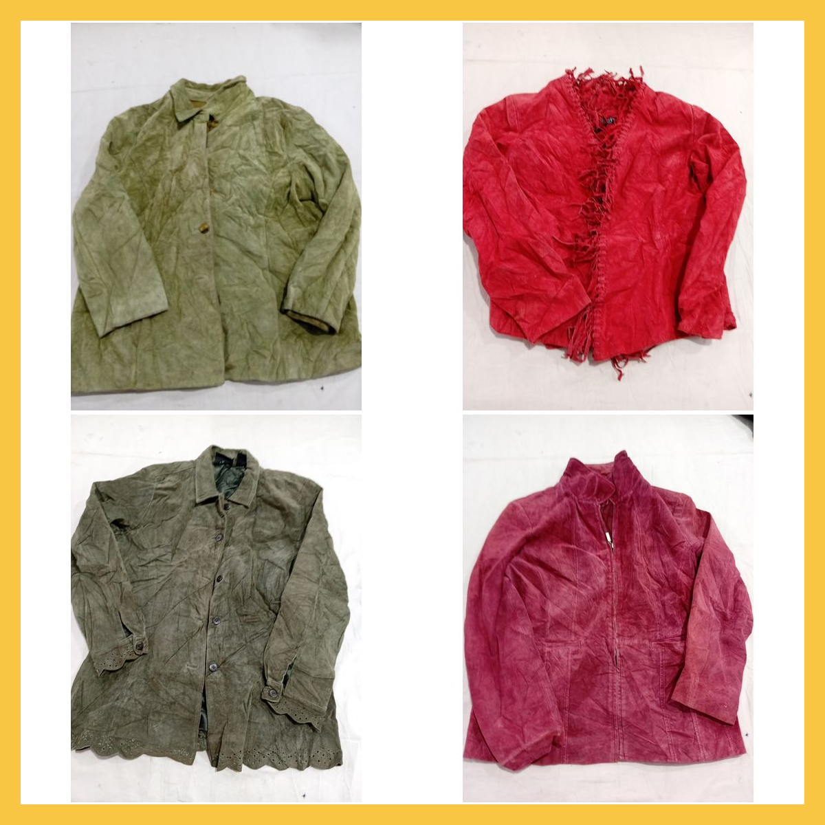 Ensemble de vestes en daim - Mix de designers 15 p..