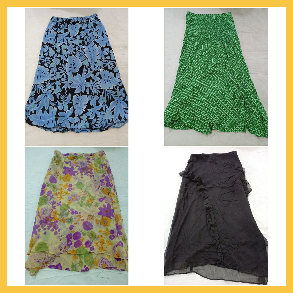 Designer Skirt Bundle - 15 Pc Mix of Maxi & Midi S..
