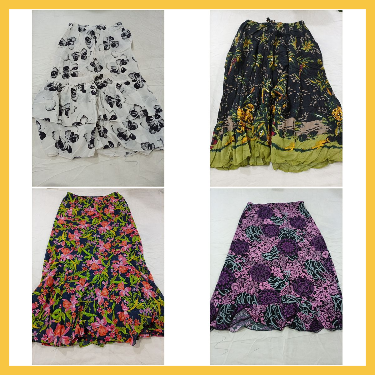 Floral Skirt Bundle 6 Pc Unbranded Maxi & Midi Ski..