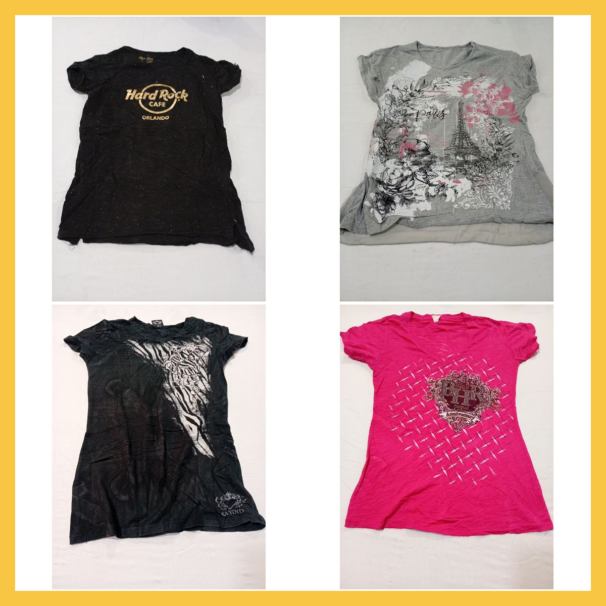 Rockin' Tee Bundle: 13 Grafik T-Shirts Hard Rock H..