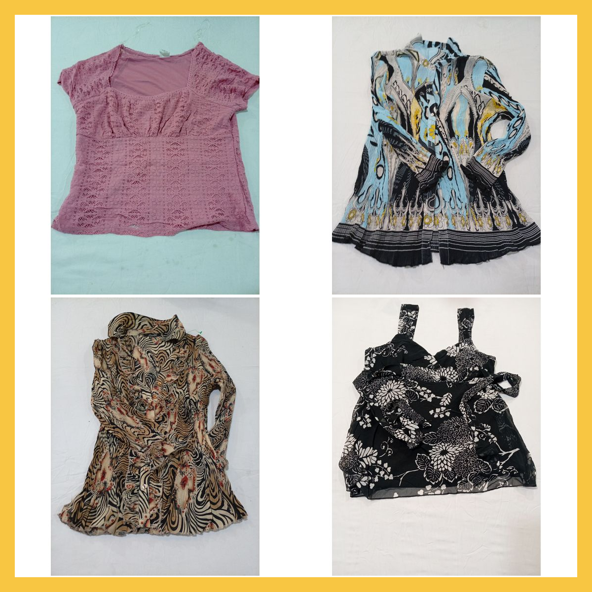 Blumenblusen-Bundle - 15 Teile Damenoberteile von ..