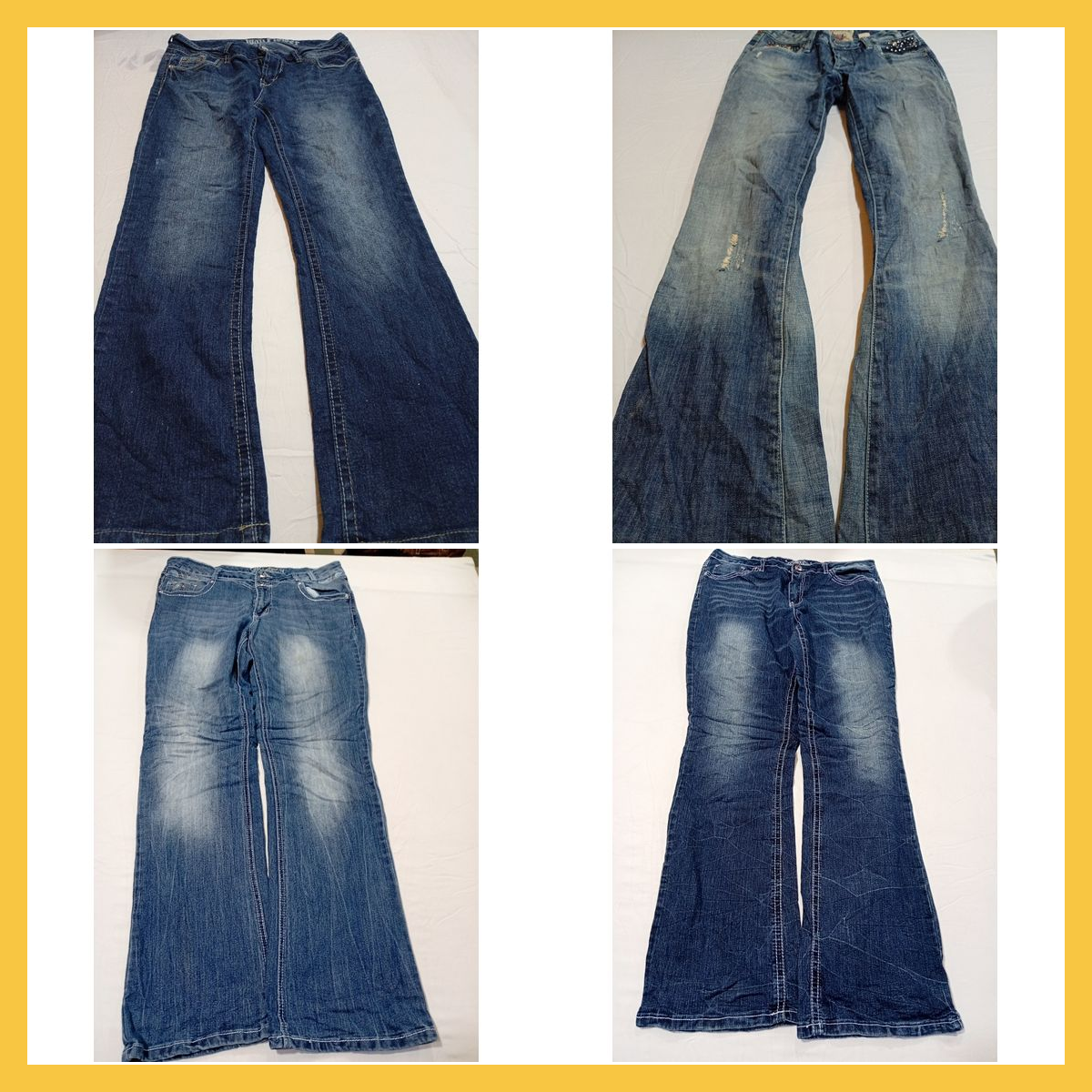 Flare Jeans Bundle - Wrangler, 7 For All Mankind, ..