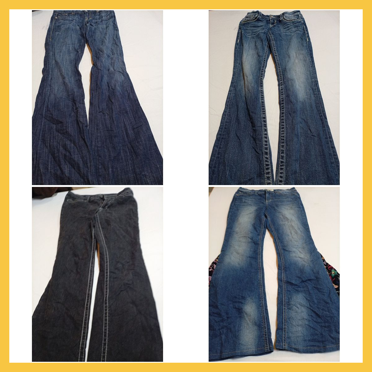 Flare Jeans Bundle - 14 Piece Mix of ana, 7 For Al..