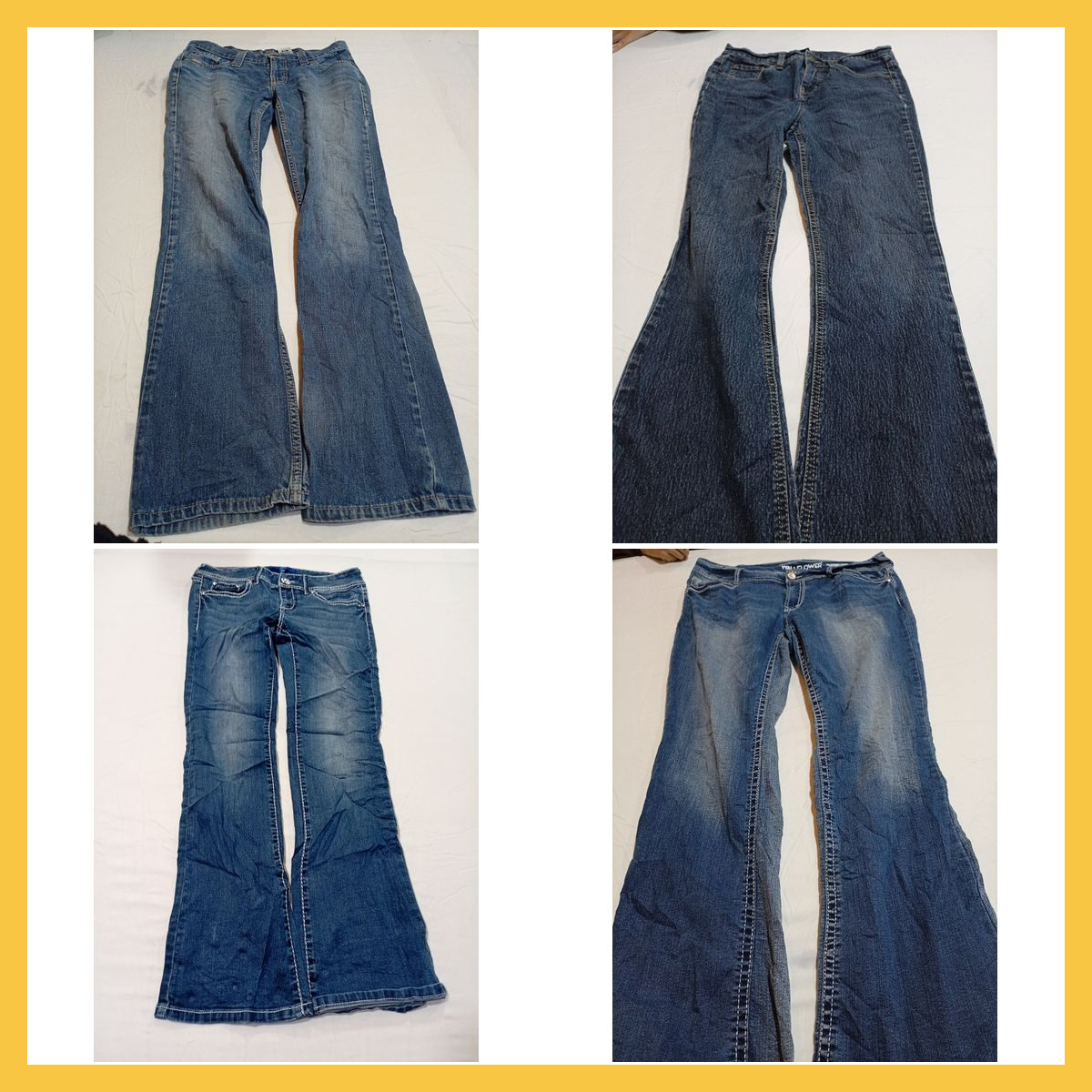 Flare Jeans Bundle: Cruel Girl, Wrangler, American..