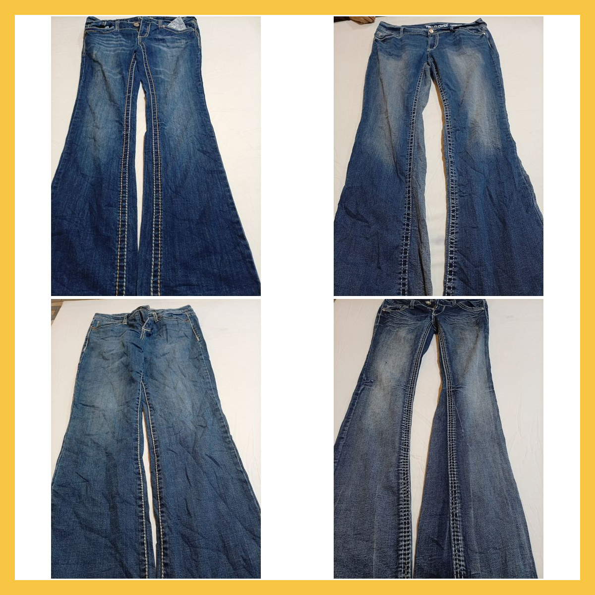 Flare Jeans Bundle - 7 For All Mankind, Wallflower..