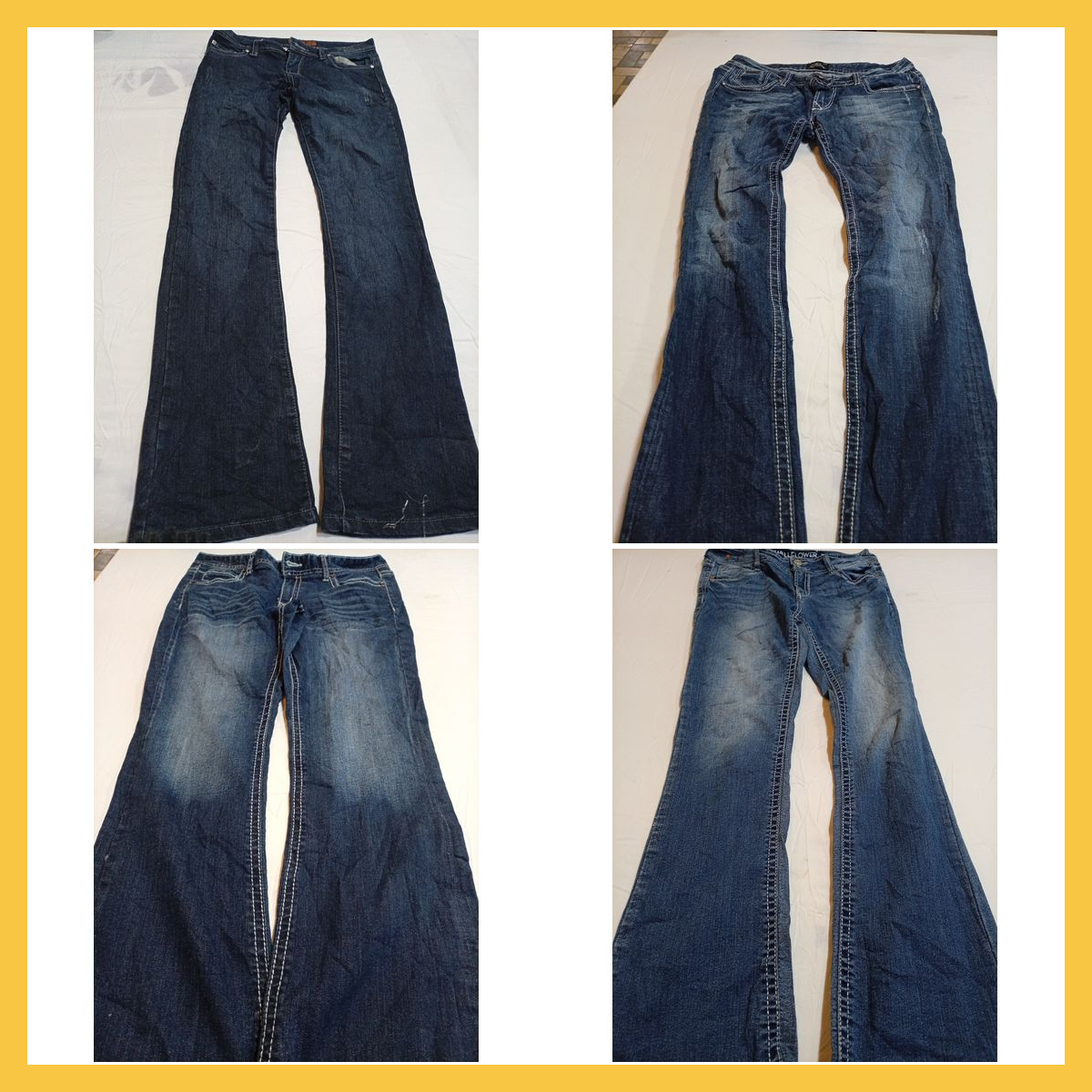 Rocky, Guess, Levi's & More Bootcut Jeans Bundle -..
