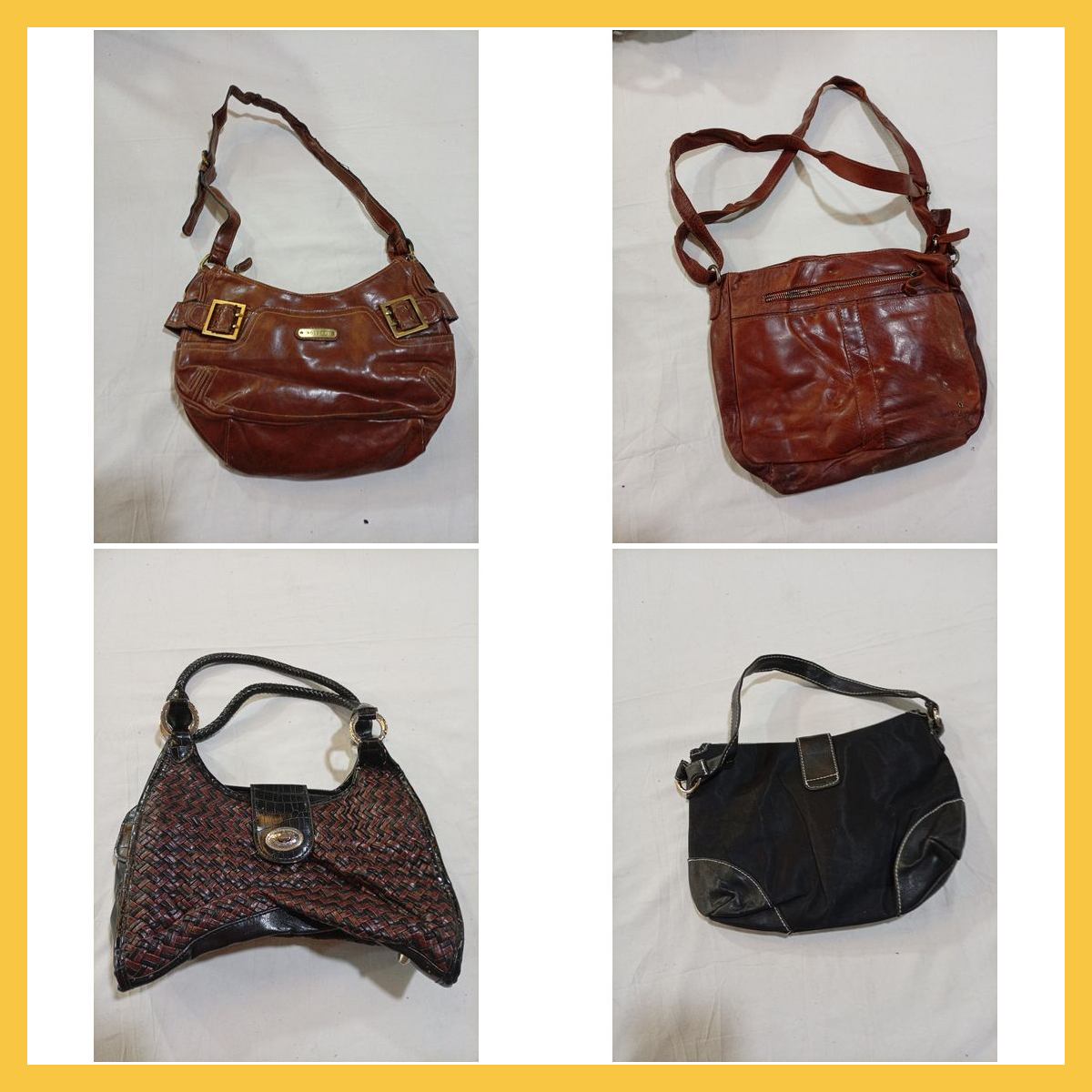 Moxley & Fossil Mix Small Handbag Bundle 15pcs Lea..