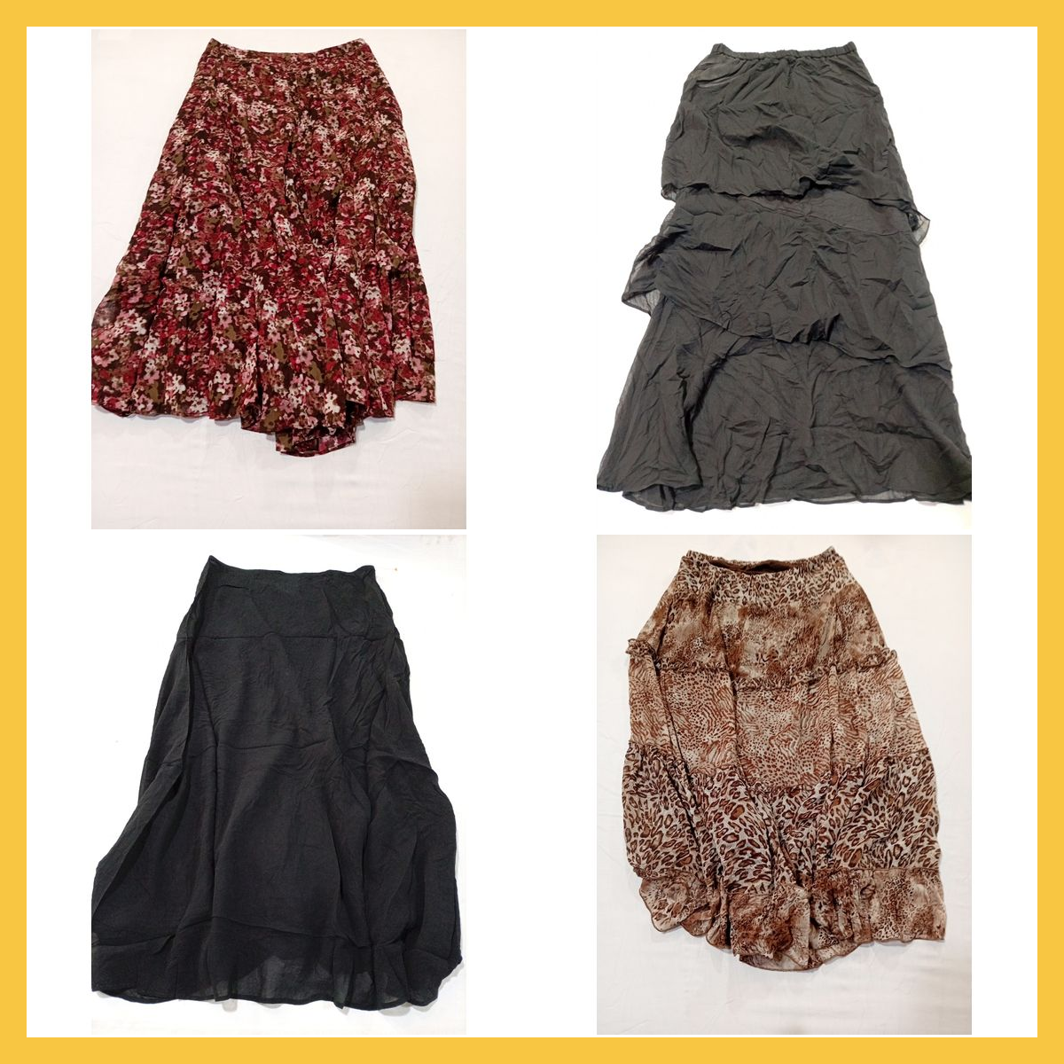 Sanft gebrauchte Midi-Rock-Bundle 15 Stück Christo..